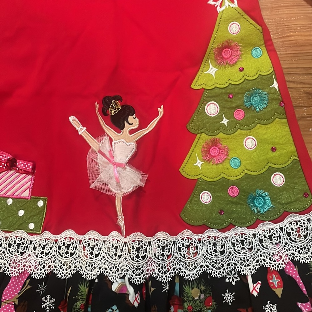 Bonnie Jean Christmas dress - Picture 2 of 4